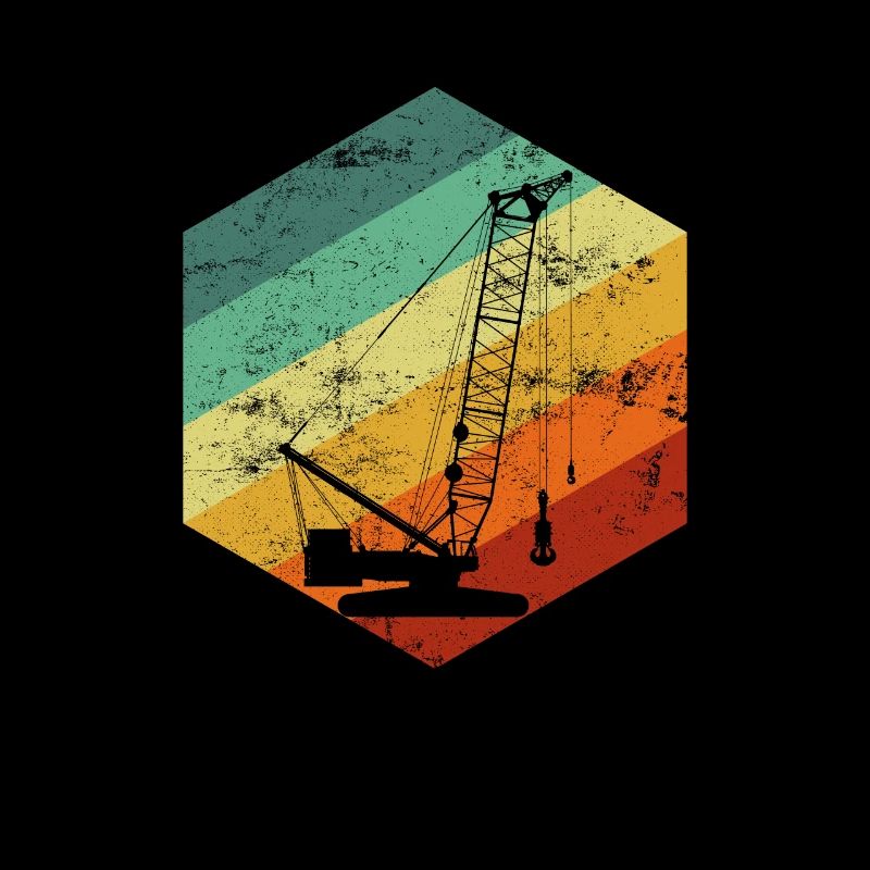 vintage crane operator