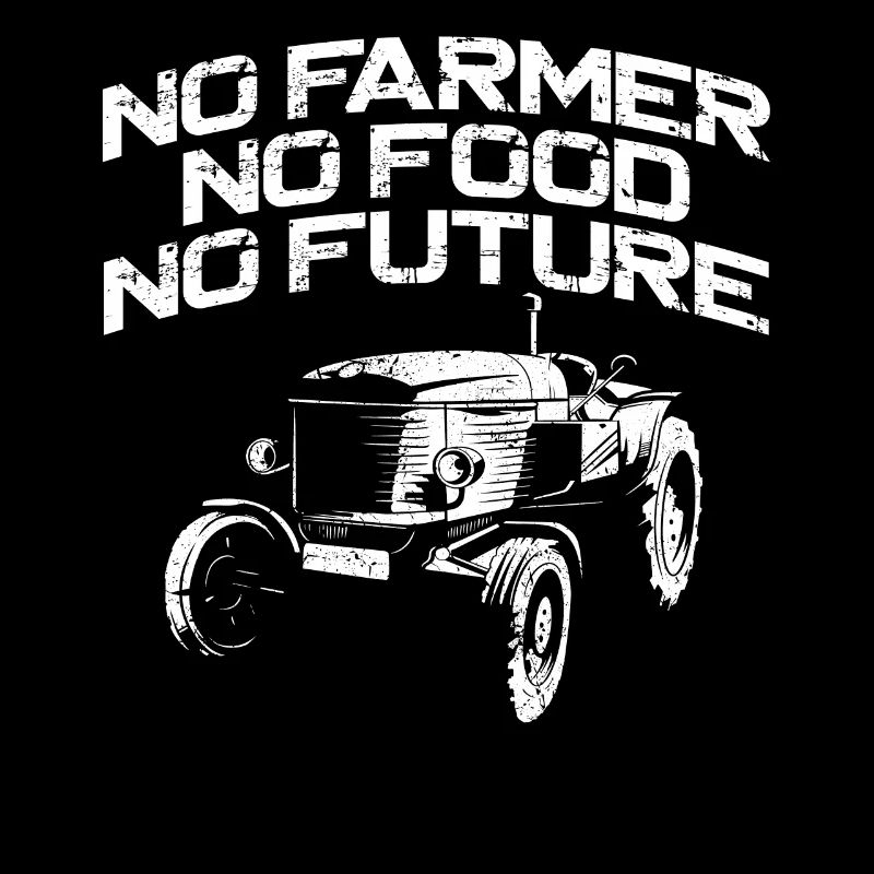 Farming Farmer Vintage Tractor No