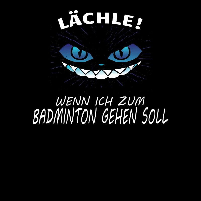 Badminton Spieler Geschenkidee Design