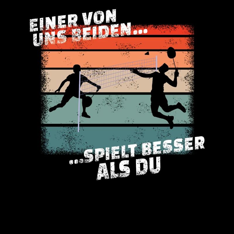 Badminton Geschenkidee Sport Design