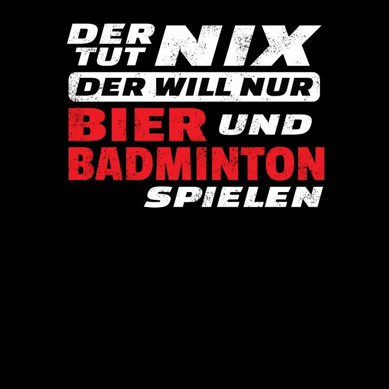 Badminton Geschenkidee Sport Design