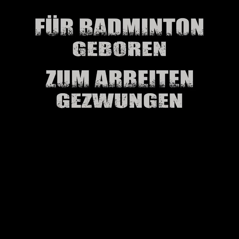 Badminton Geschenkidee Sport Design