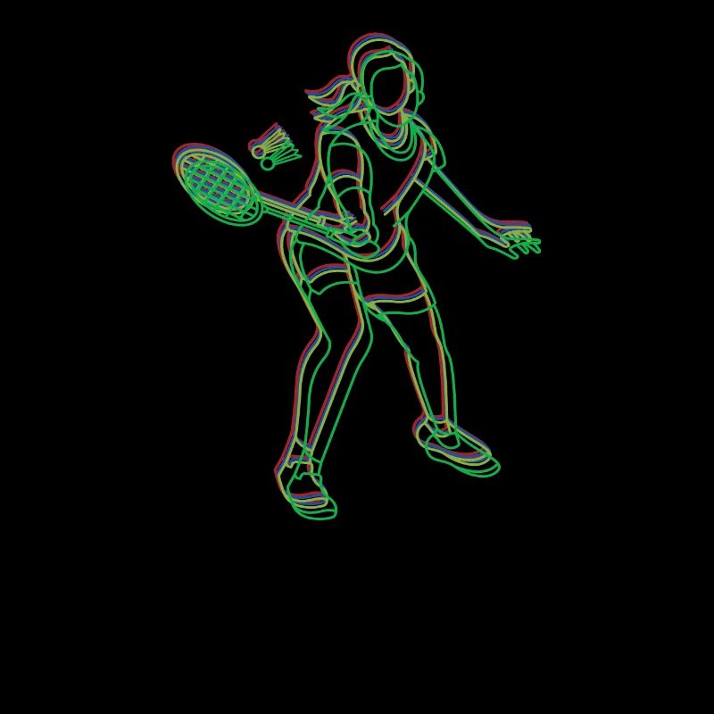 Badminton Geschenkidee Sport Design