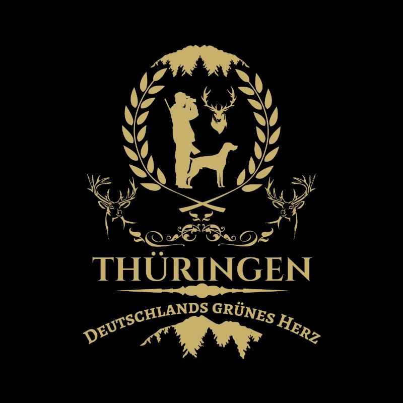 Le cœur vert de Thuringe-Allemagne
