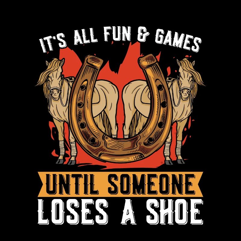 Farrier It's All Fun & Games Horseshoe Metalworker