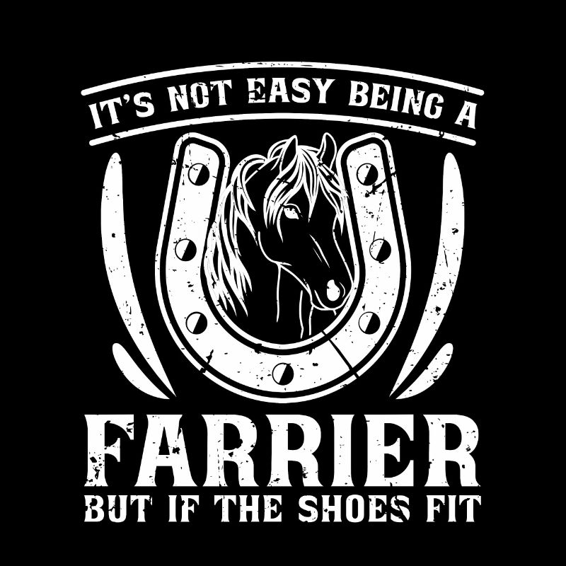 Farrier It's Not Easy Being Metalworking Horseshoe