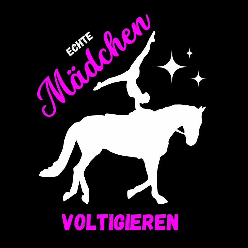Echte Mädchen Voltigieren