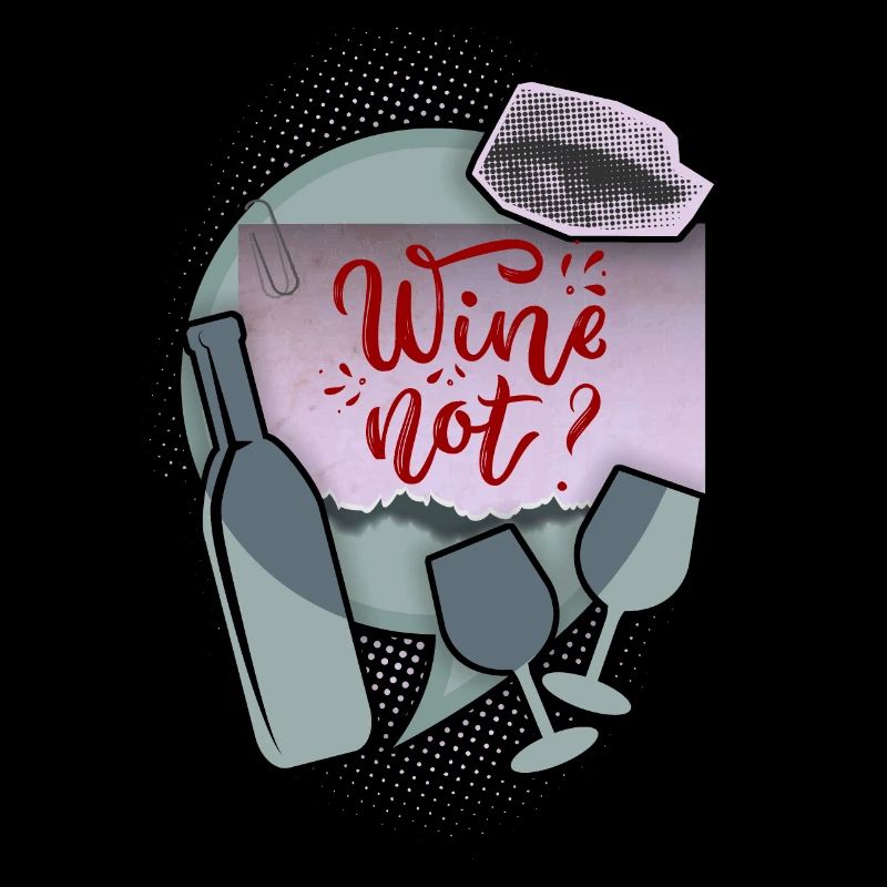 Drôle de dicton pour les buveurs de vin avec bouteille de vin