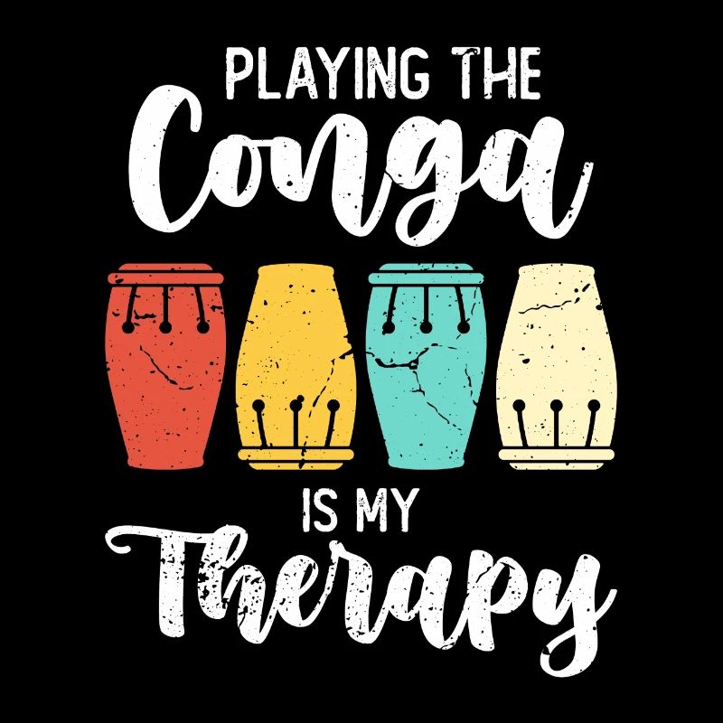 Conga Playing The Conga Is Retro Percussion Drums