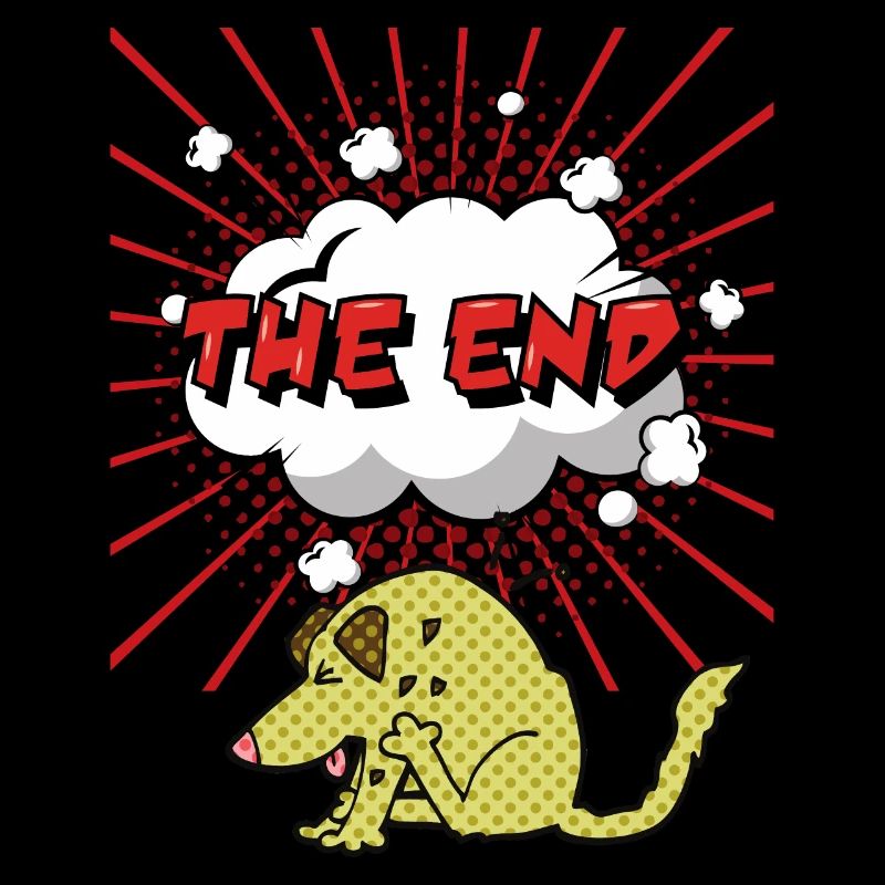 Comic-Dog, Comic-Hund, lustiger Comicstrip