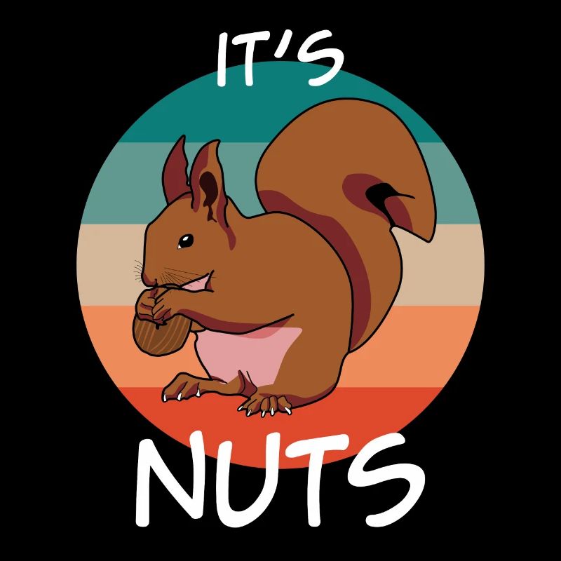 Eichhörnchen Retro Squirrel