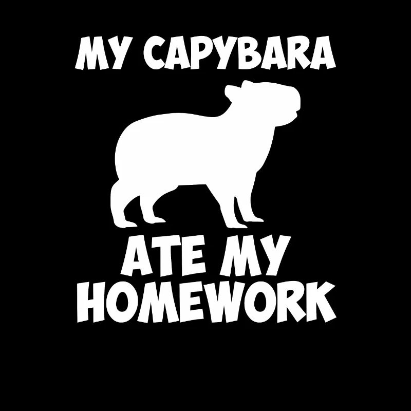 Capybara ate my homework, capybara