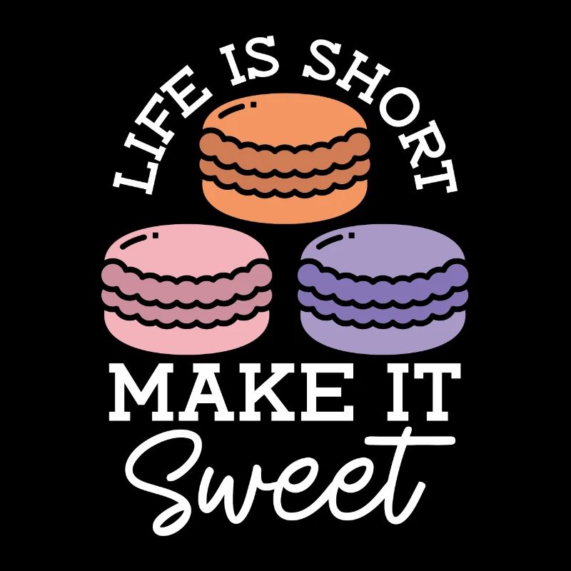 La vie du macaron est courte Faites-le sucré Cuisson des bonbons
