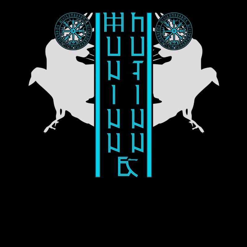 Vegvisir Raben Valhalla Wikinger