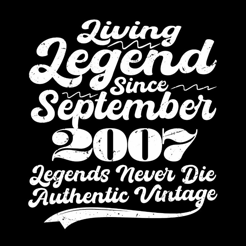 Il était une fois une légende. Septembre 2007 Naissance