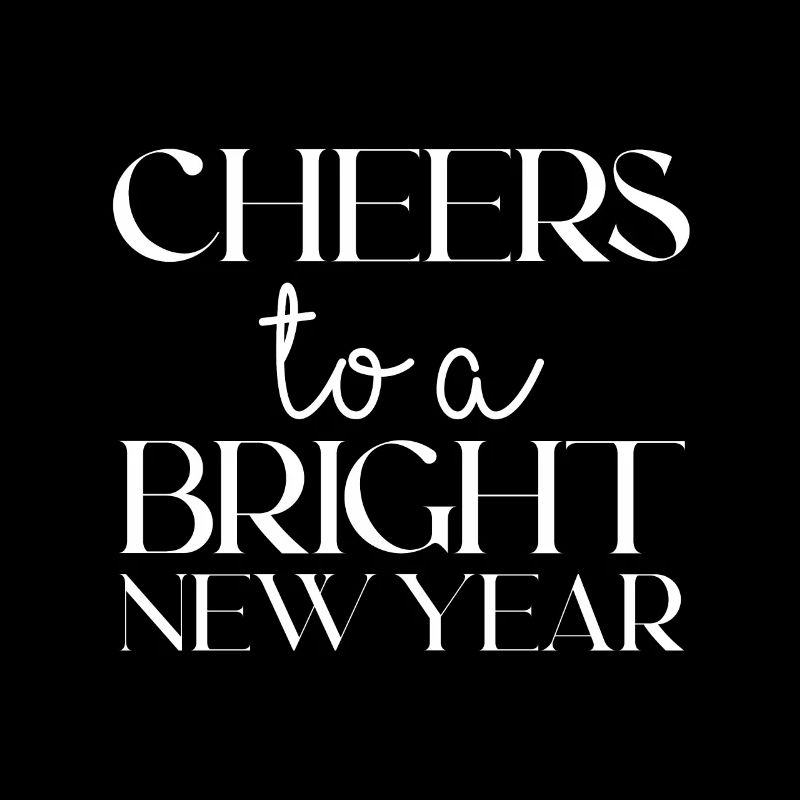 Prost Auf Ein Strahlendes Neues Jahr