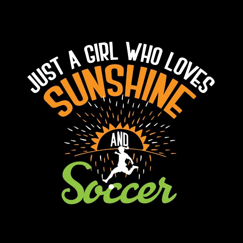 Fußball Nur Ein Mädchen, Das Den Sonnenschein