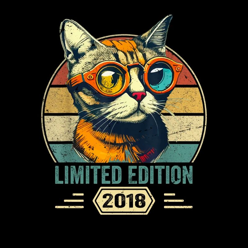 Awesome since 2018 Cat Birthday Gift