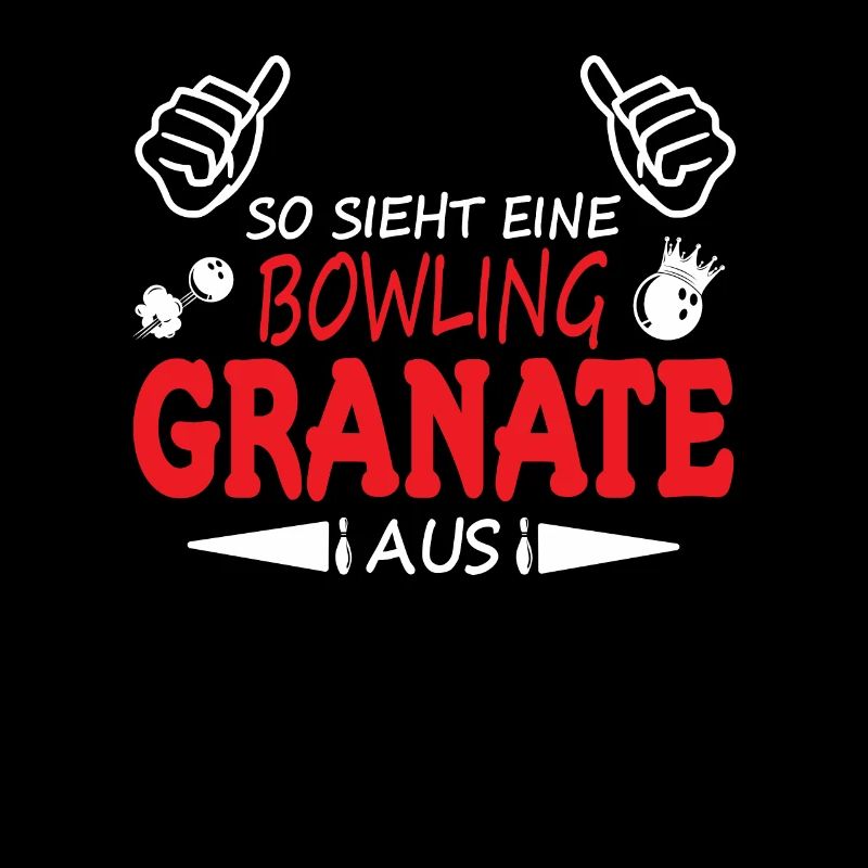 Bowling Zubehör mit Bowling Motiv