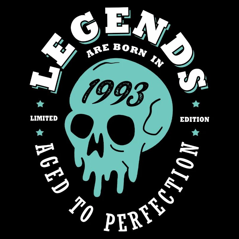 1993 anniversaire skull