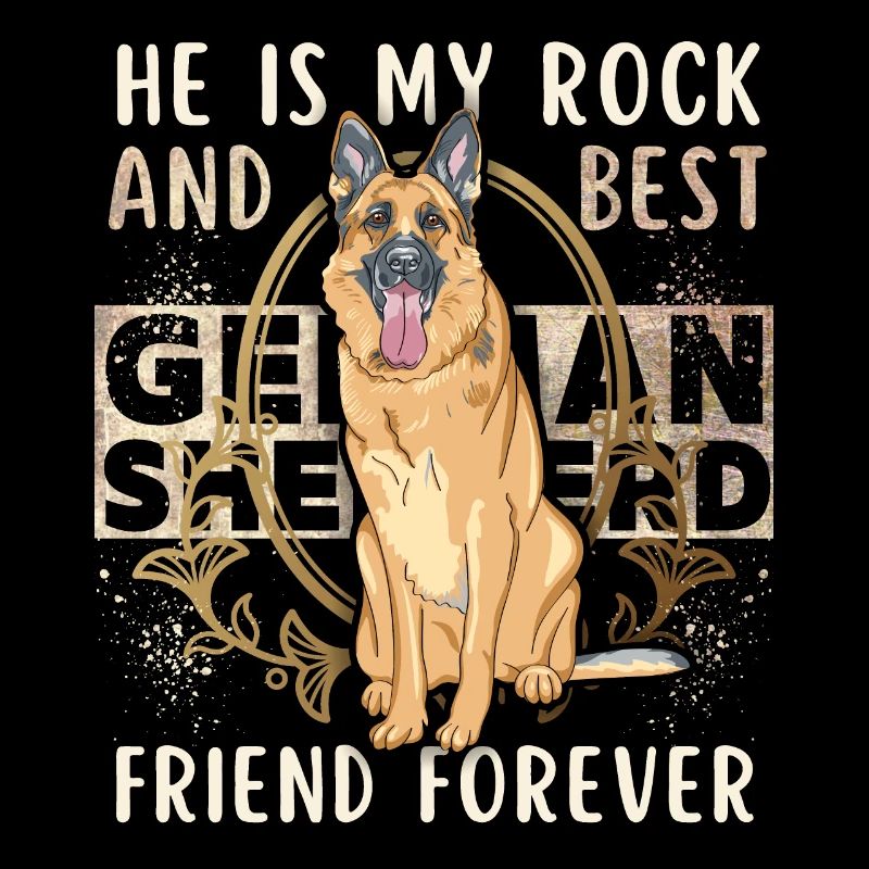 Deutscher Schäferhund, lustiger Spruch, Rassehund