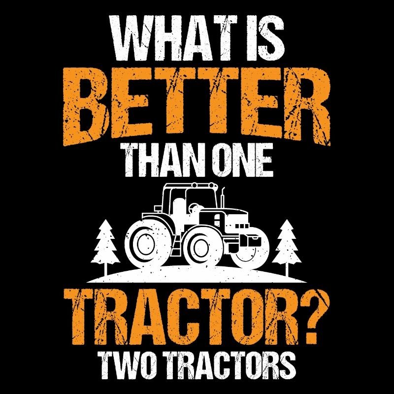 What's better than a tractor? Two tractors