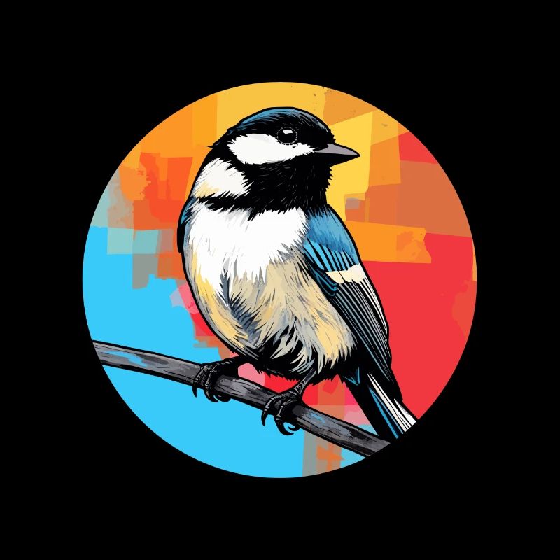 Chickadee bird