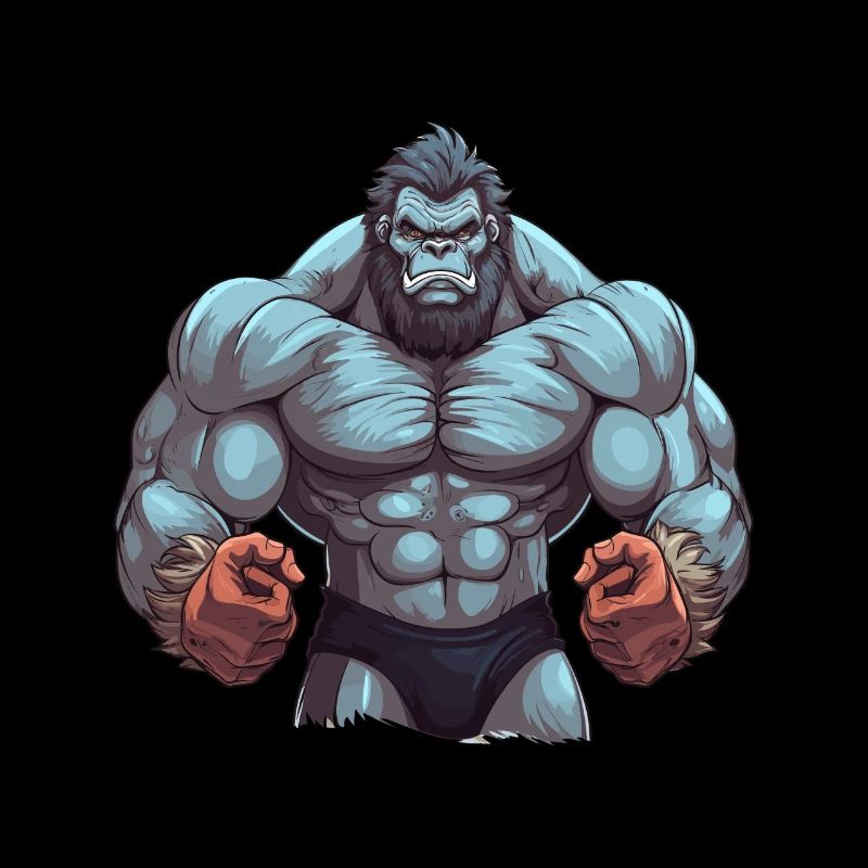 Bodybuilder Gorilla