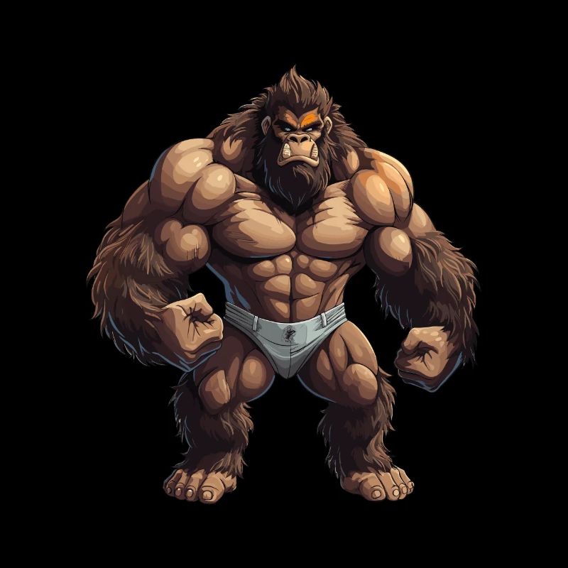 Bodybuilder Gorilla