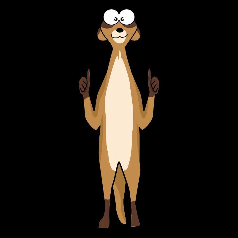 Suricate lève le pouce