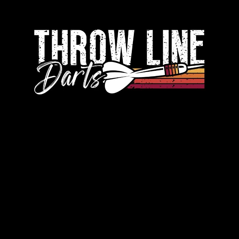 Ligne de lancer de fléchettes Darts aime Bullseye Dart Player