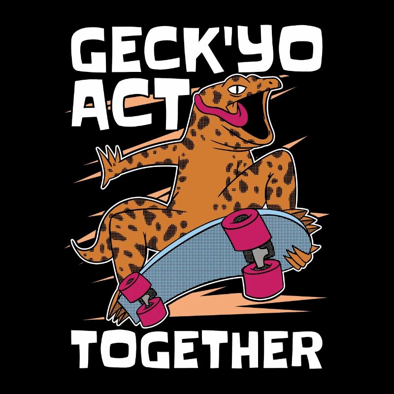 Leopard Gecko 'Yo Act Together Reptile Animals