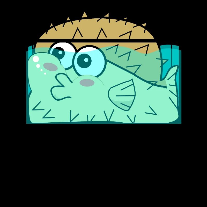 Poisson-globe dans l’aquarium Poisson-globe