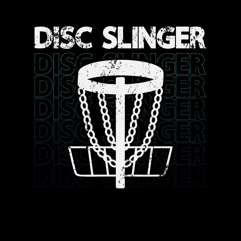 Flying Disc Slinger Frisbee Player Disc Golfing