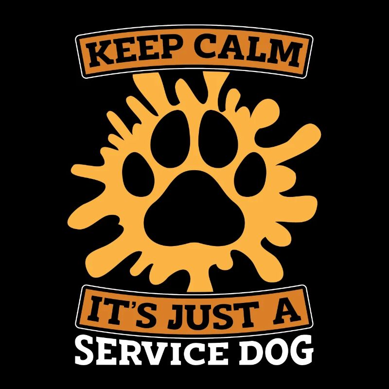 Service Dog Trainer Keep Calm It's Just Trainer