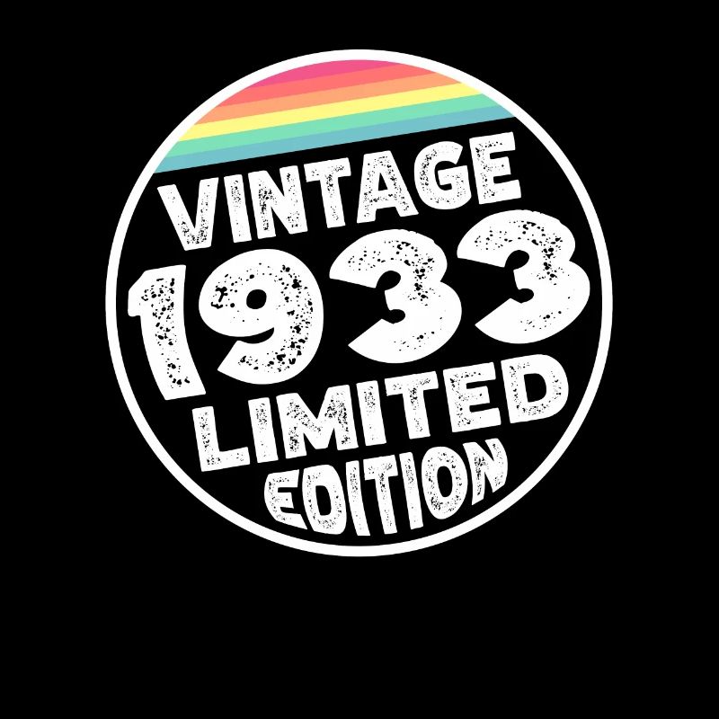 Limited Edition since 1933 Geburtstag Geschenk