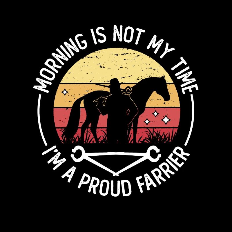 Le matin du maréchal-ferrant n’est pas mon heure, je suis un forgeron