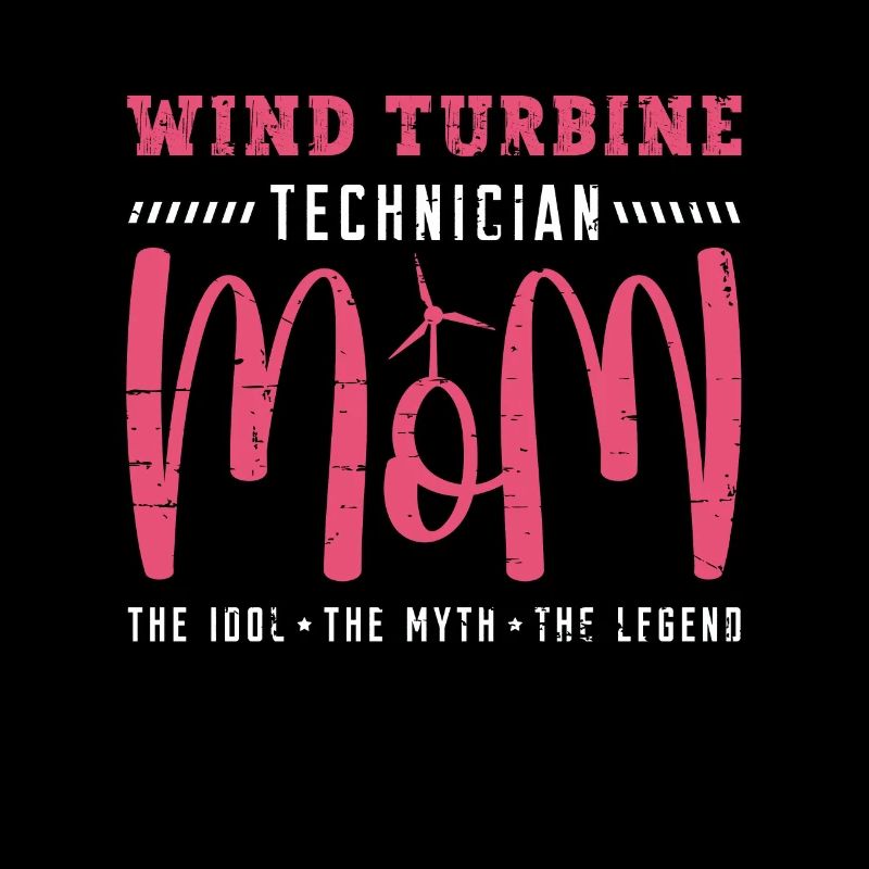 Technicien d’éoliennes Maman L’idole Énergie verte
