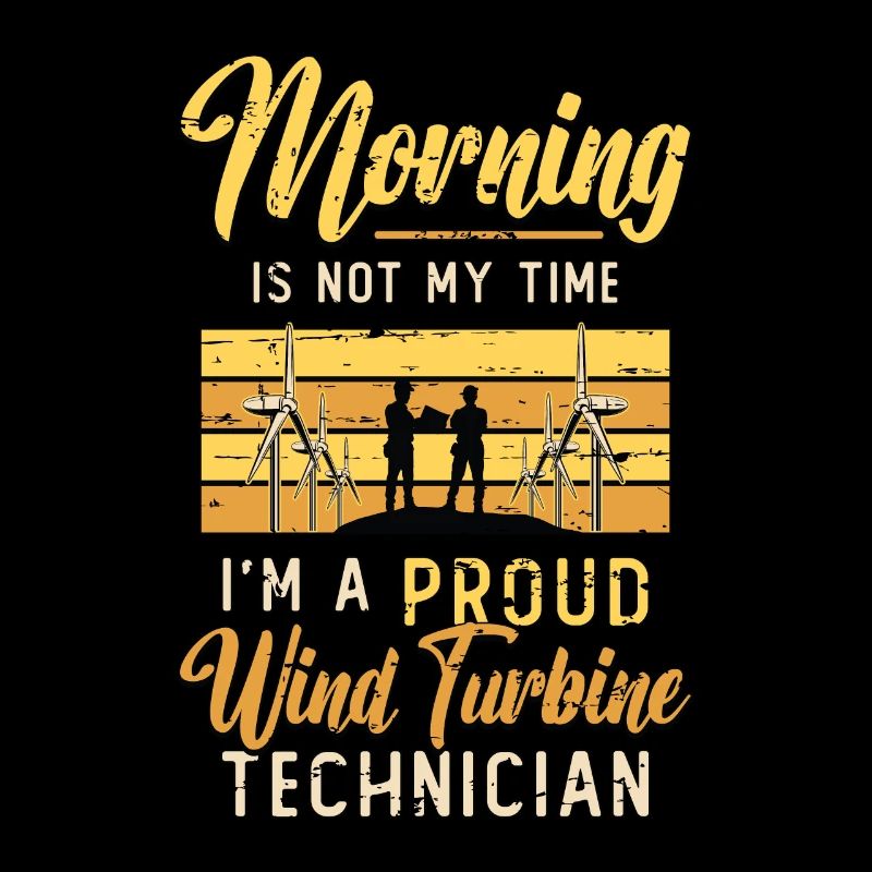 Wind Turbine Tech Morning n’est pas mon heure Moulin à vent
