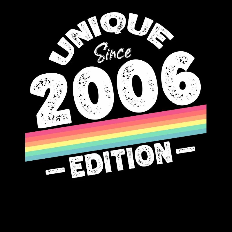 Unique Since 2006 Edition Birthday Vintage 2006