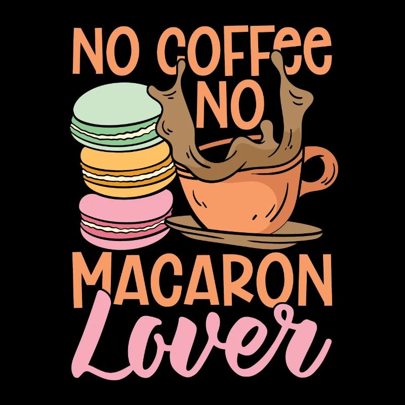 Amateur de macarons Pas de café Pas de macaron amateur de café