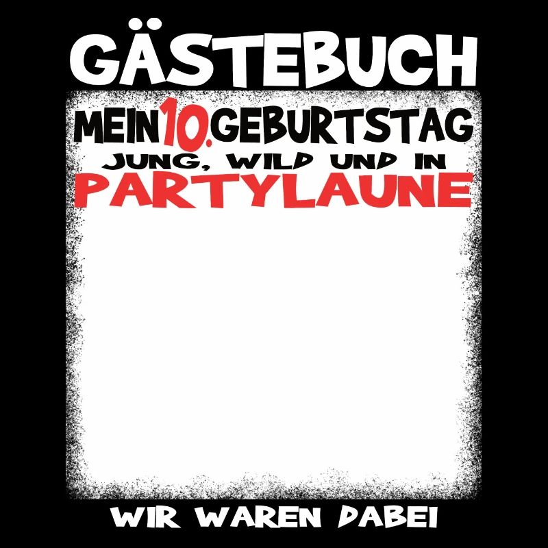 10. Geburtstag Mädchen & Junge Gästebuch