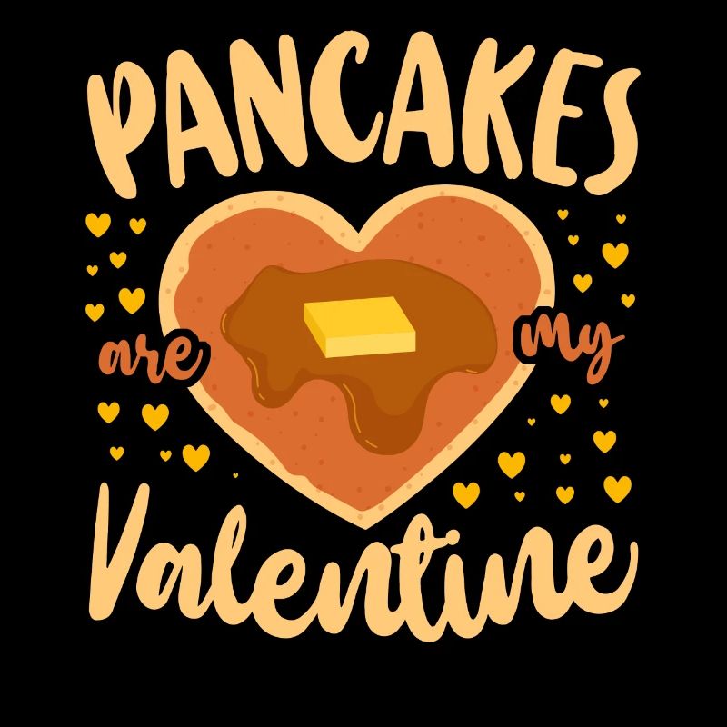 Pancake Lover Kids Valentines Day