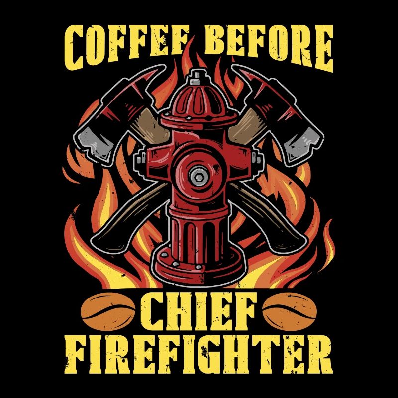 Chief Firefighter Coffee Firefighter Coffee Lover