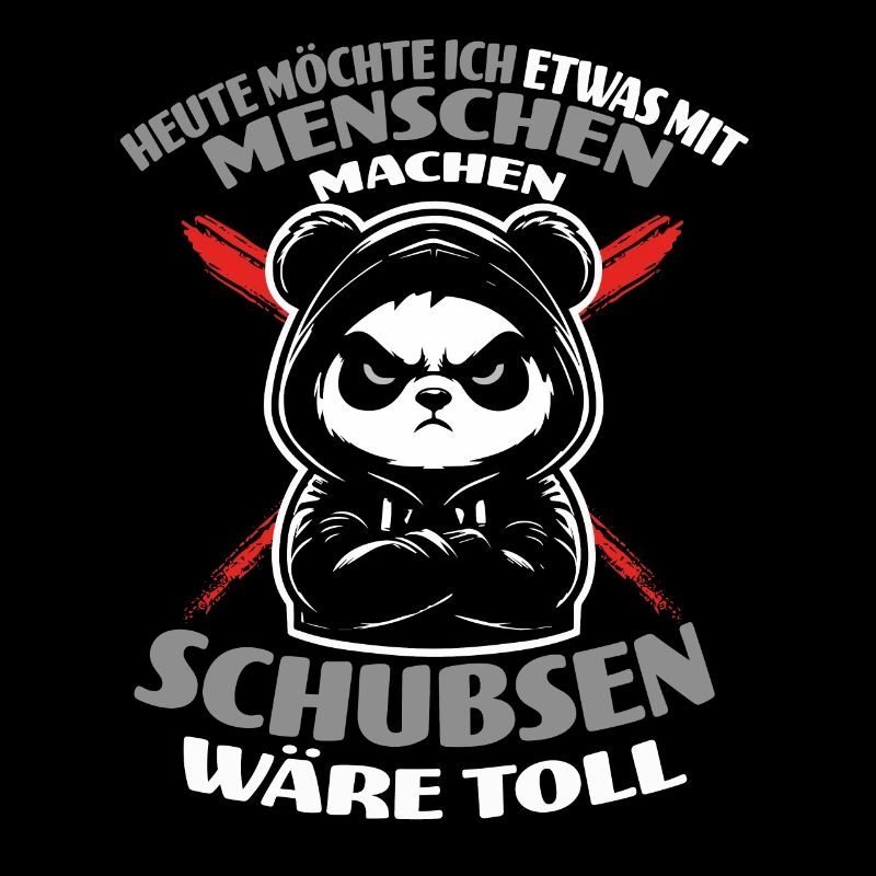 Panda möchte etwas mit menschen machen