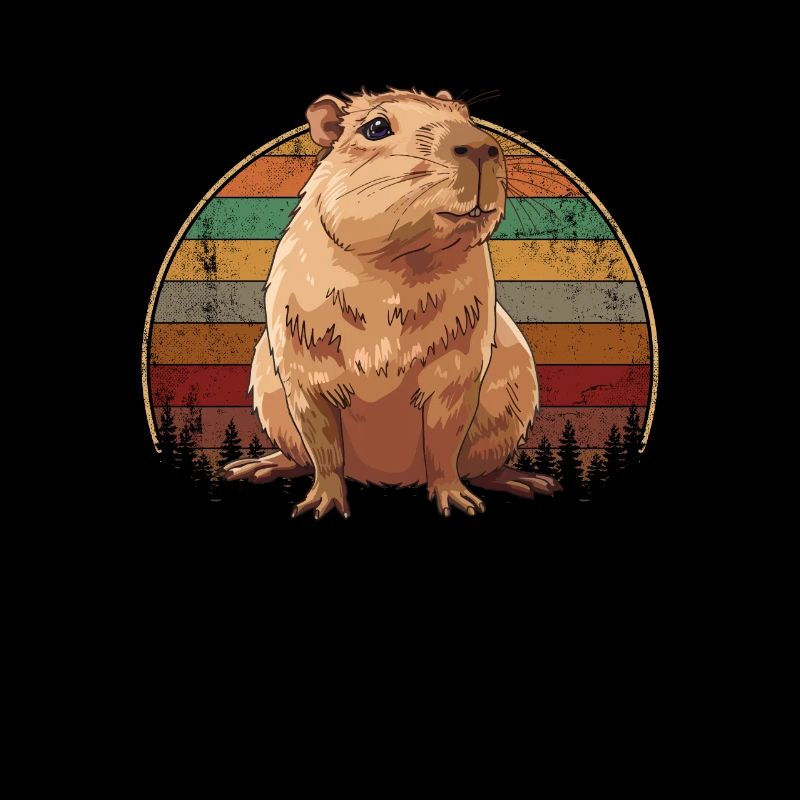Capybara vintage