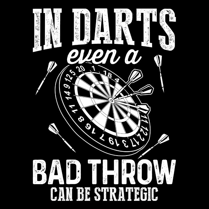 Beim Darts kann selbst ein schlechter Wurf strategisch sein.