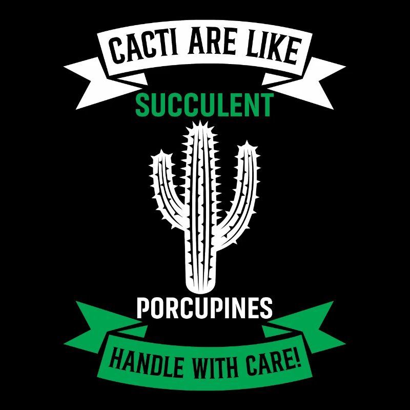 Les cactus sont comme de succulents porcs-épics - à manipuler avec