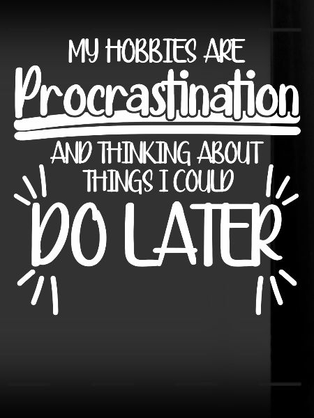 Procrastinateurs Procrastiner