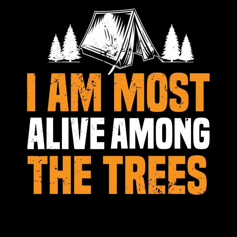 Ich bin am lebendigsten unter den Bäumen.